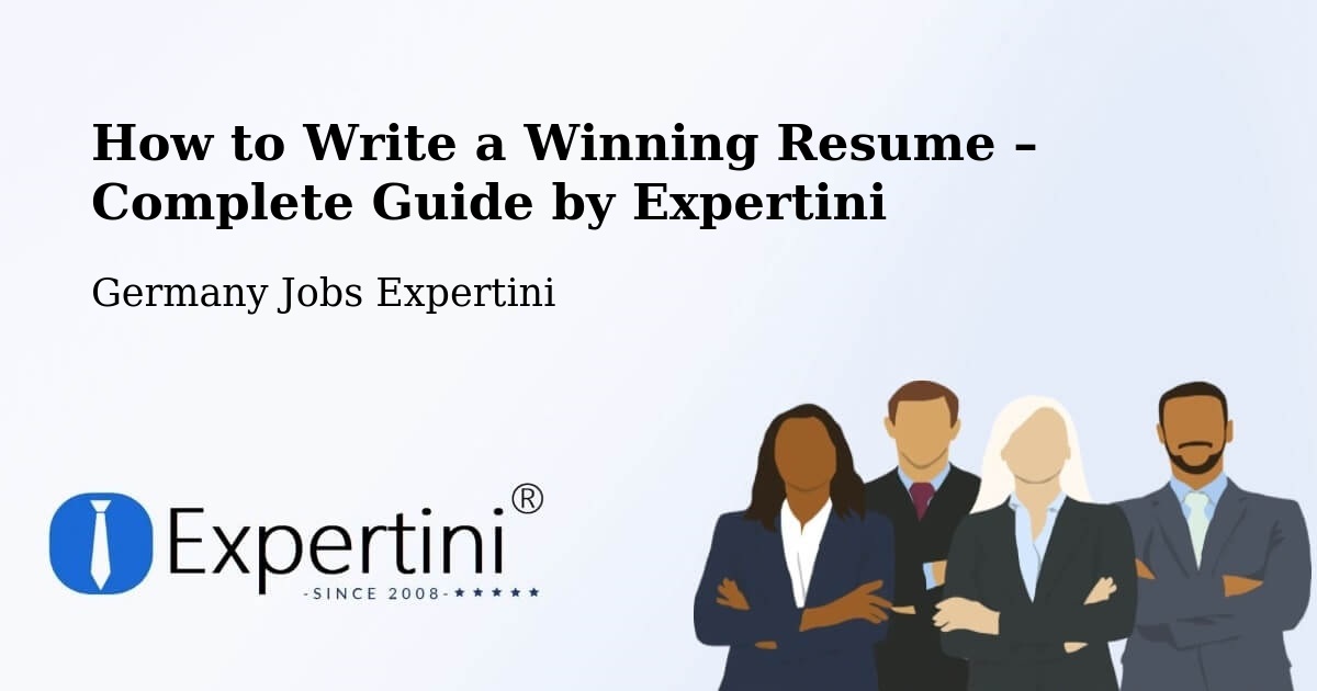 Resume Writing Guide for Job Seekers – Wartenberg - Wartenberg, Germany Jobs Expertini